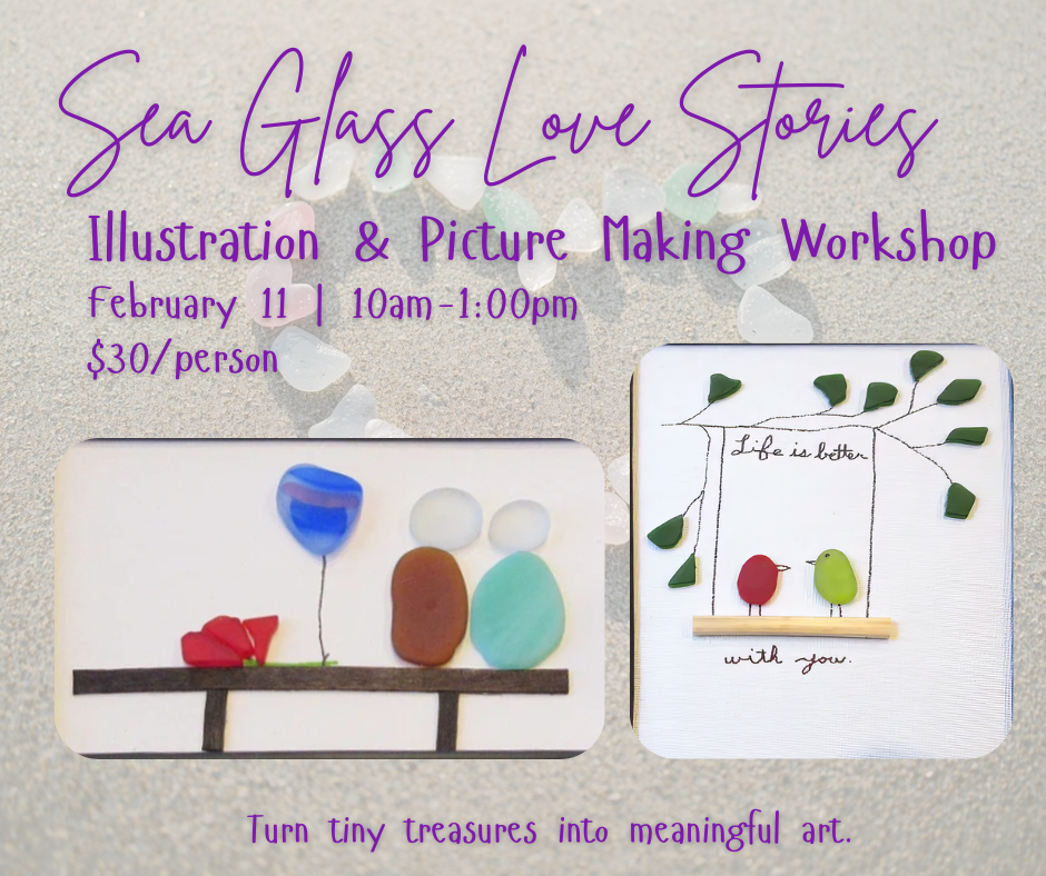 Sea Glass Love Stories: Illustration &amp; Picture-Making with Debi O'Dell