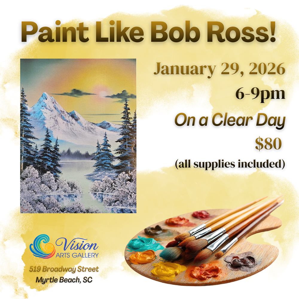 Paint like Bob Ross—yes, you can! “On a Clear Day”