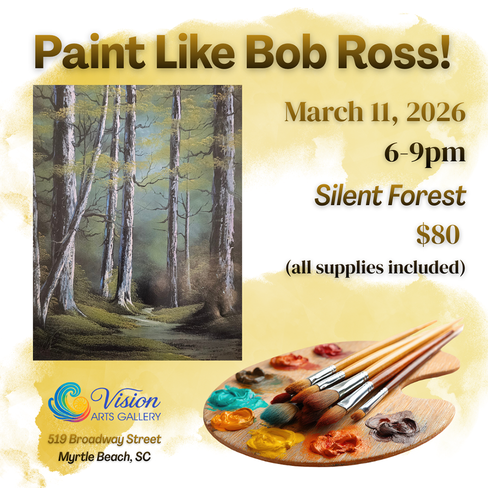 Paint like Bob Ross—yes, you can! “Silent Forest”