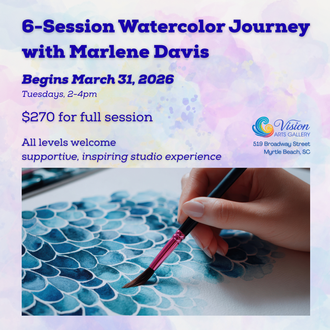 6-Session Watercolor Journey with Marlene Davis 