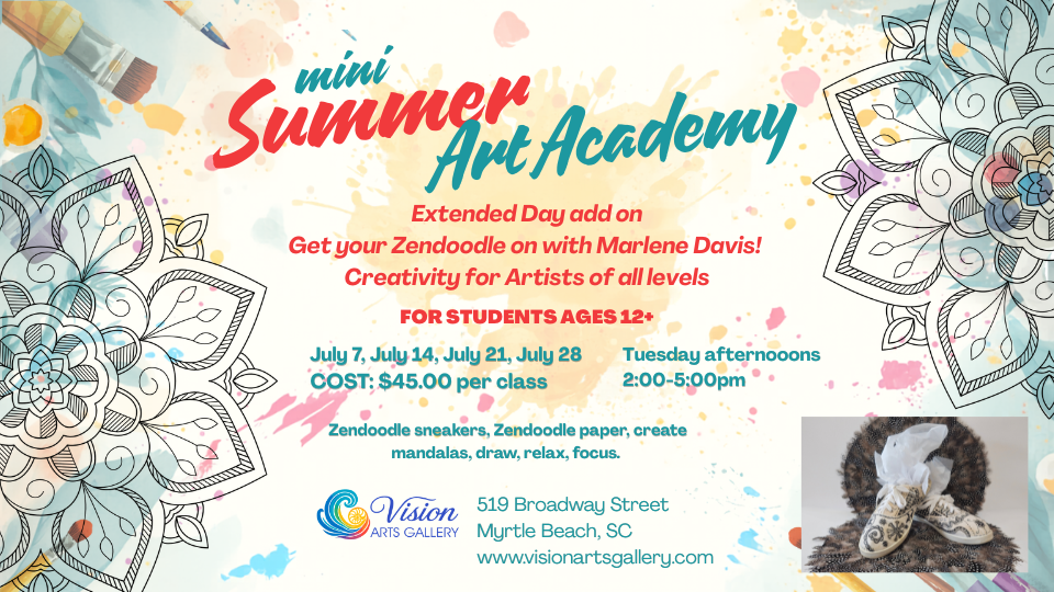Mini Summer Art Academy: Get Your Zendoodle On with Marlene Davis