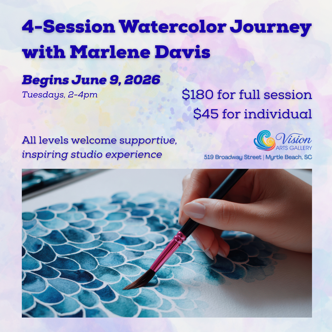 4-Session Watercolor Journey with Marlene Davis