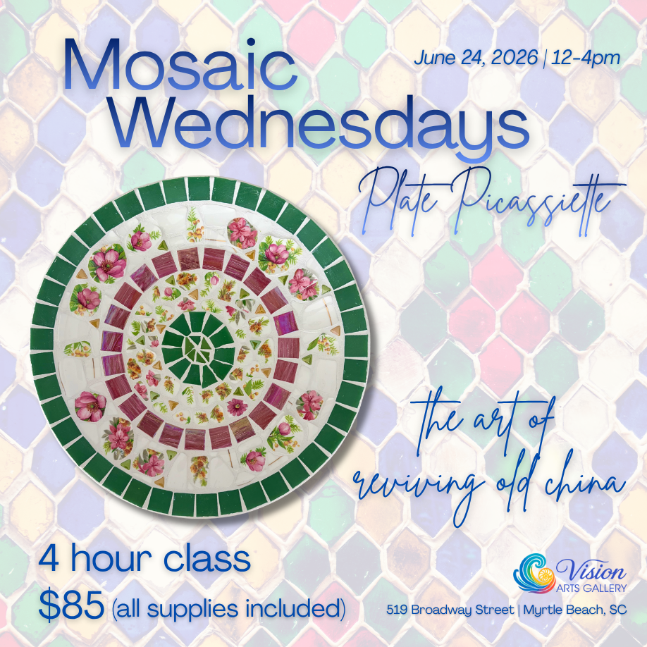Mosaic Workshop: Plate Picassiette — The Art of Reviving Old China