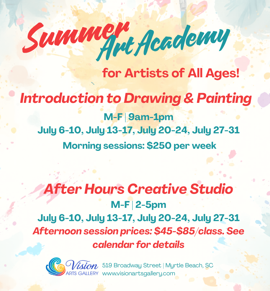 Vision Arts Academy - Summer Art Academy (Introduction to Drawing &amp; Painting)