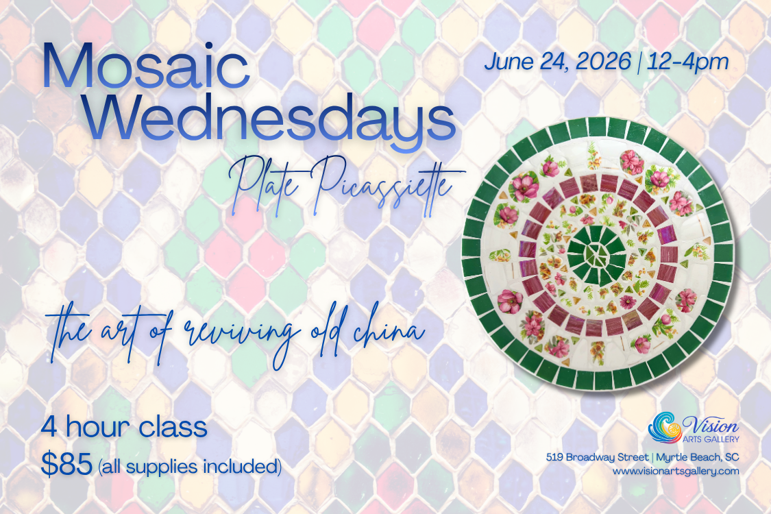 Mosaic Workshop: Plate Picassiette — The Art of Reviving Old China