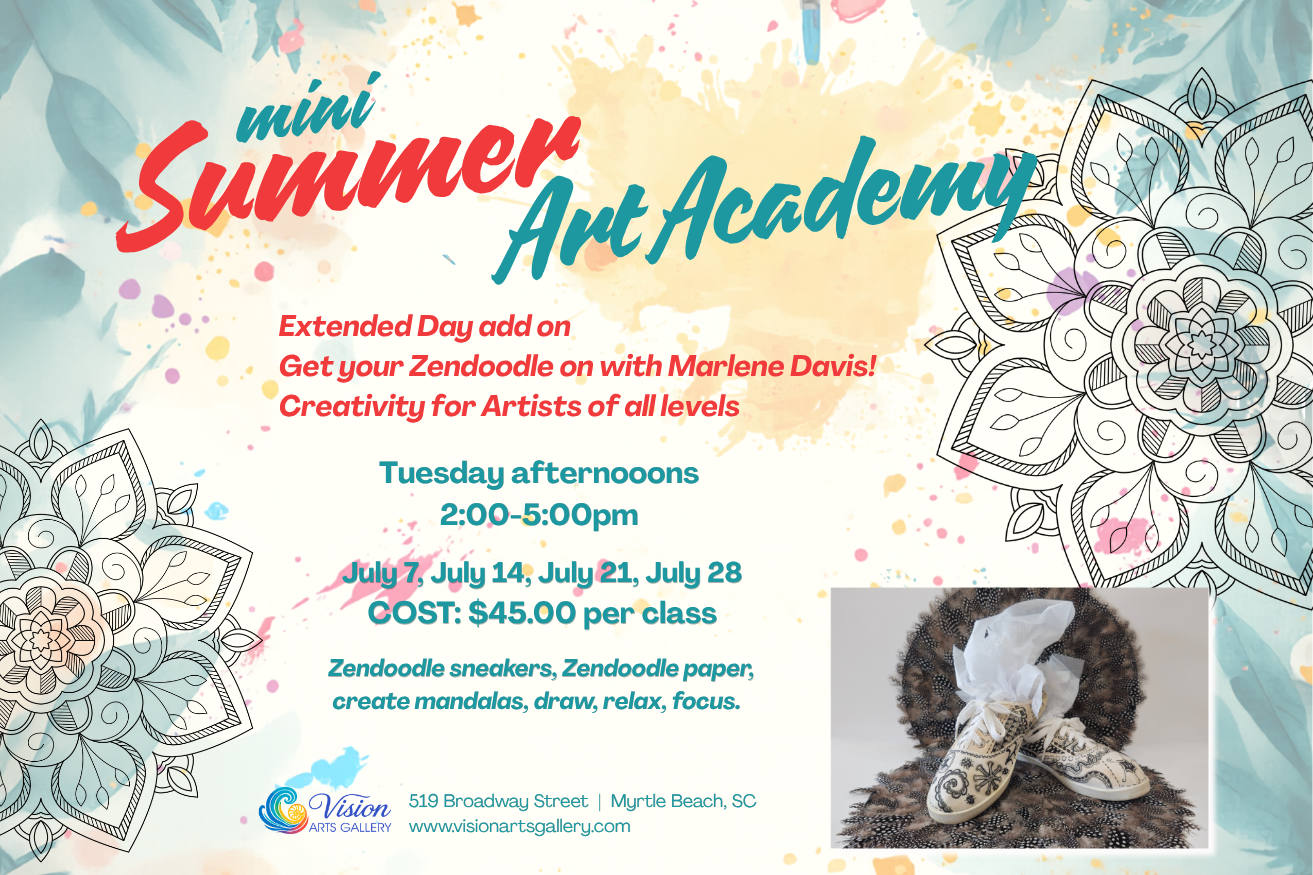 Mini Summer Art Academy: Get Your Zendoodle On with Marlene Davis