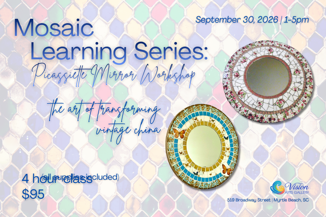 Mosaic Learning Series: Picassiette Mirror Workshop