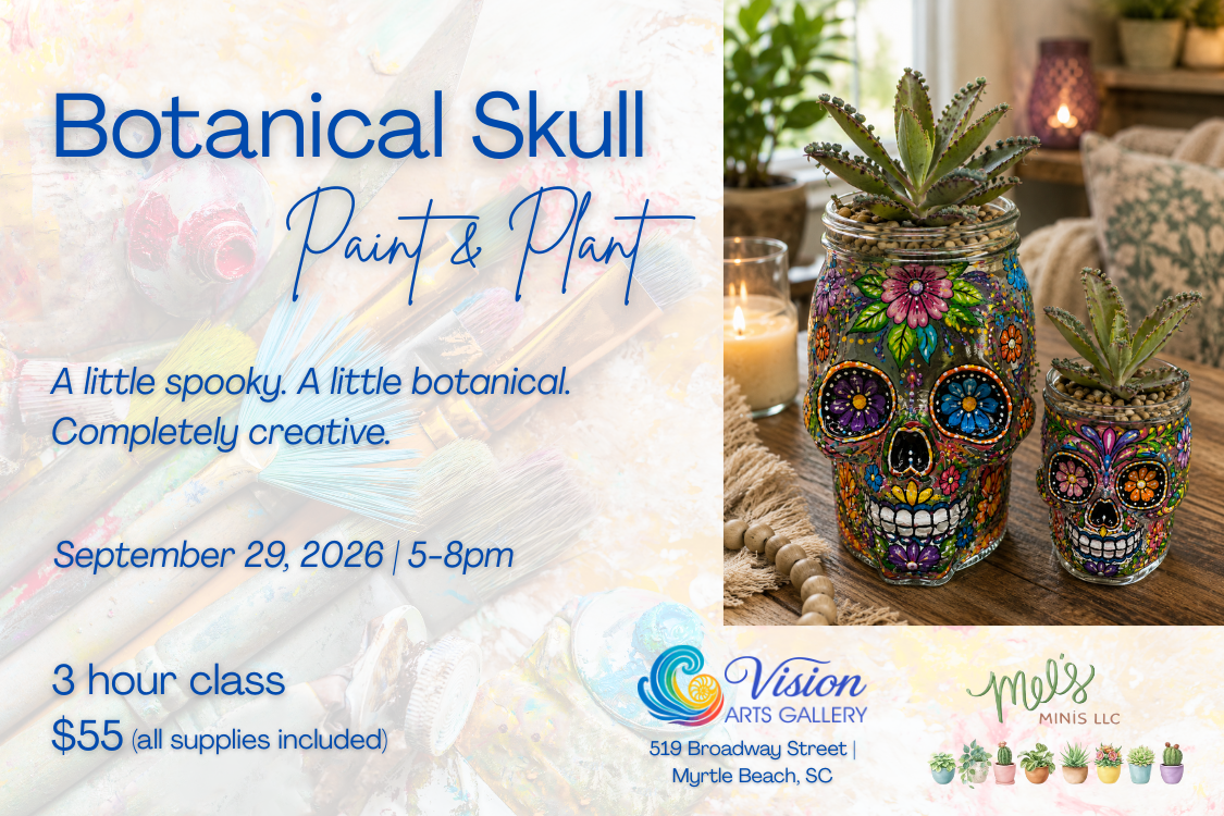Botanical Skull: Paint & Plant