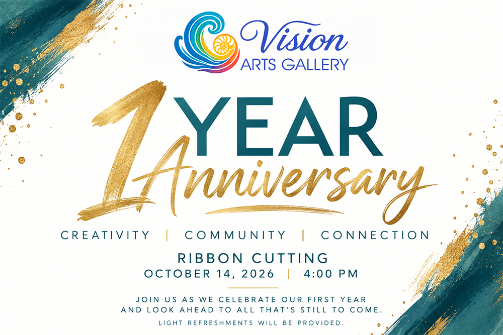 Vision Arts Gallery 1-Year Anniversary & Ribbon Cutting