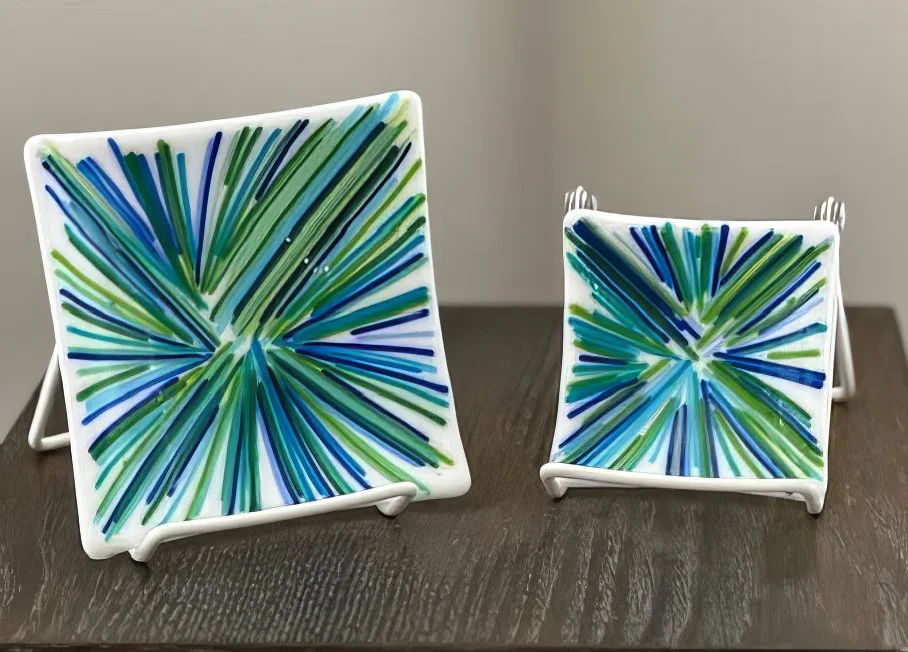 Fused Glass Workshop: Stringer &amp; Noodle Plates!