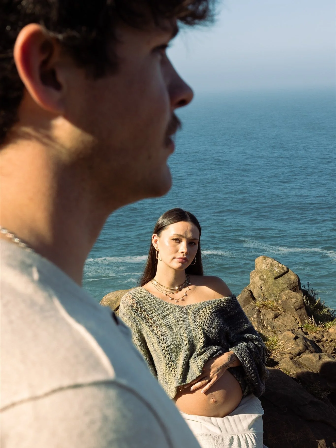 Not just about a baby on the way, but about the becoming that happens in the quiet.
The way they held each other.
The way they already knew how to make space for something new. It wasn&rsquo;t about big movement or sweeping gestures.
It was about pau