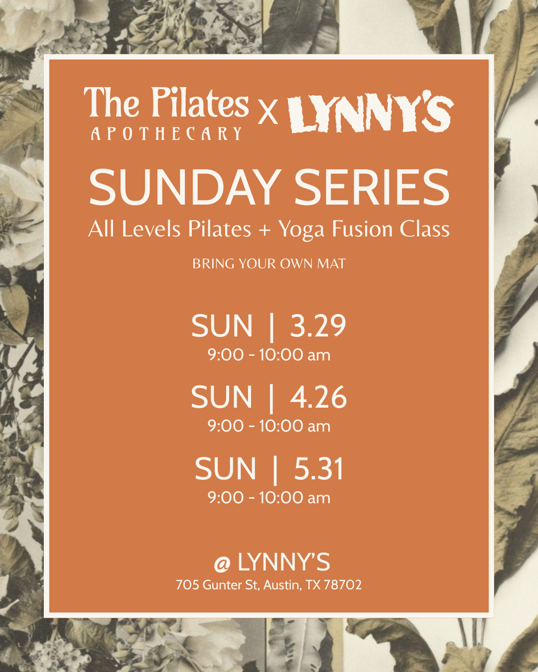 Pilates + Yoga Fusion at Lynnys 