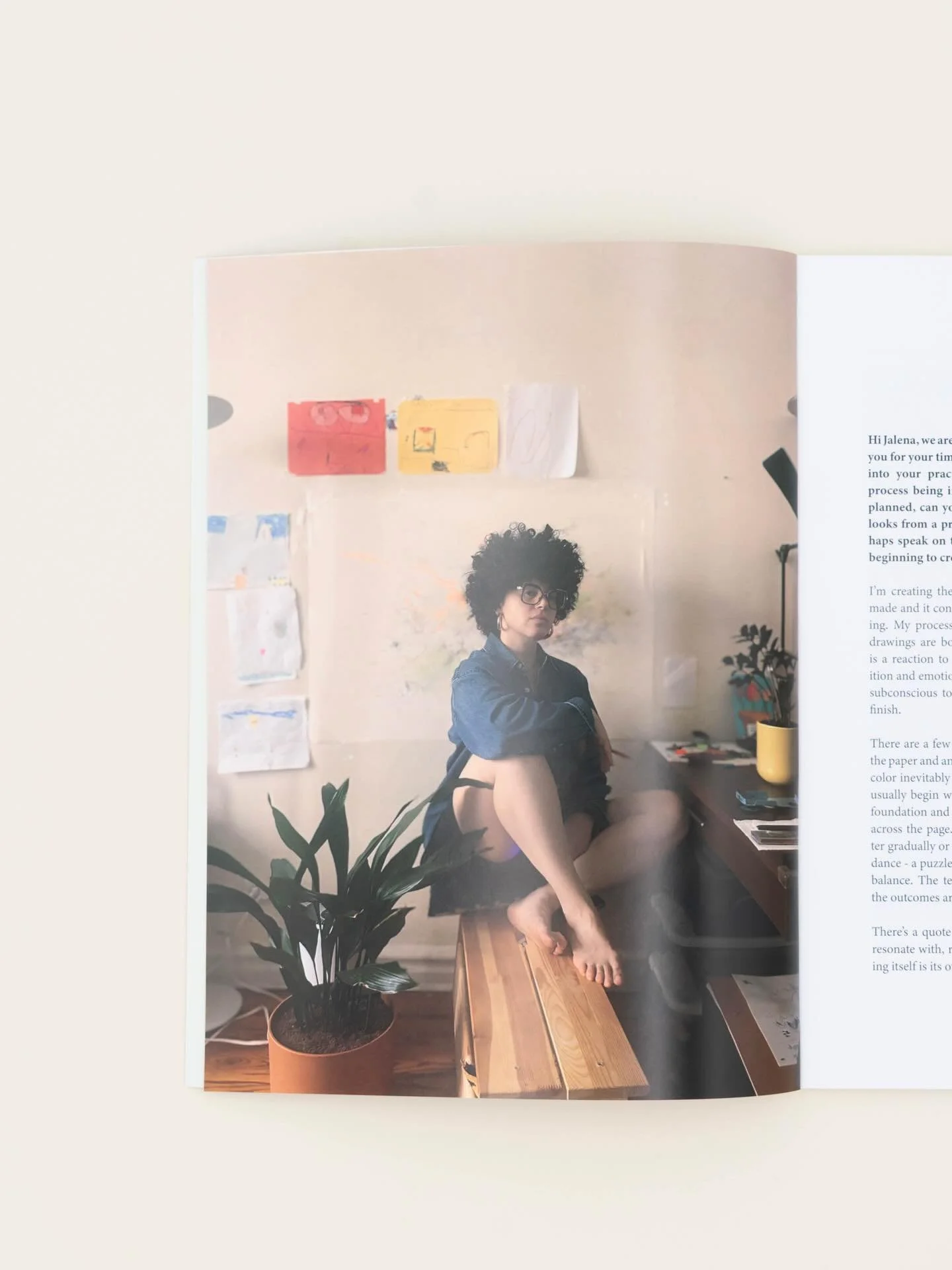 Meet @jalena.hay ~ Our very first cover artist! Our interview dives deep into her artistic background and current practice. We touch on influence, intent, following what feels meaningful and the nervous system. So thrilled to have her vibrant work sh