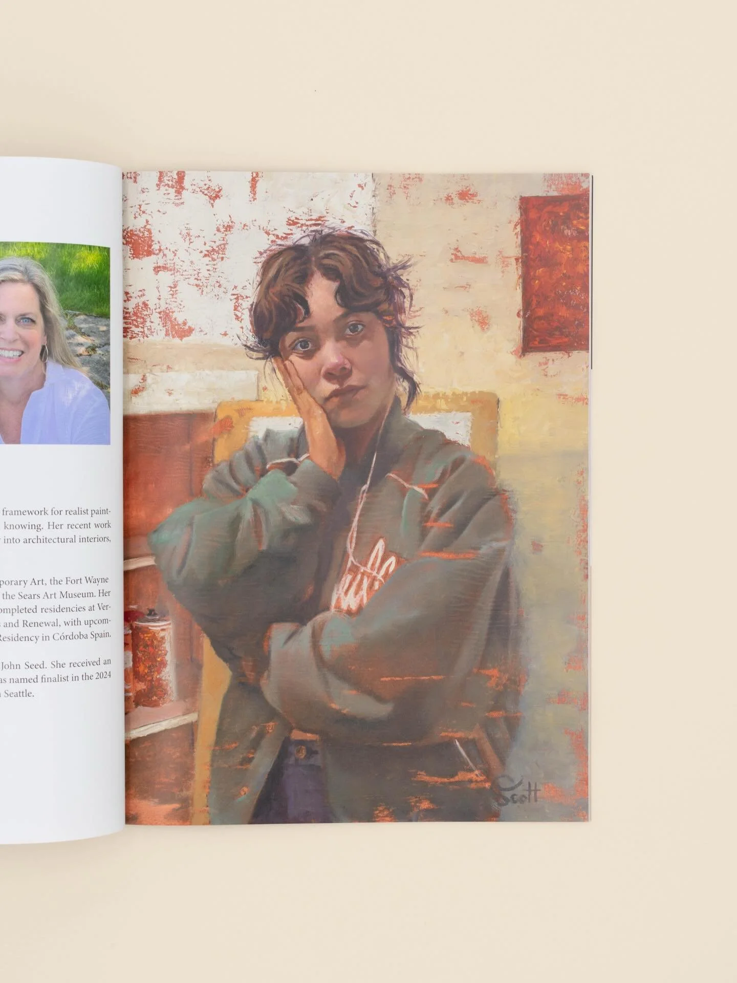 Meet @deborahscottart ~ The originator of structural omission, her response to living in a post-certainty era, where truth and visibility have become blurred. Her paintings provoke narrative without closure, respecting our own impulses to fill the vo