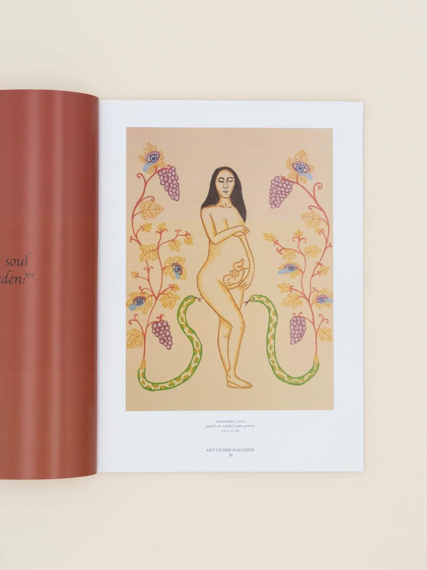 Meet Syrian-German artist @madeirasmind ~ madeira&rsquo;s art is therapeutic, delicate and yet powerful. It&rsquo;s an intimate journey through illness and growth, pain and healing. In a dream-like world where fruits feel emotional and bodies blend w