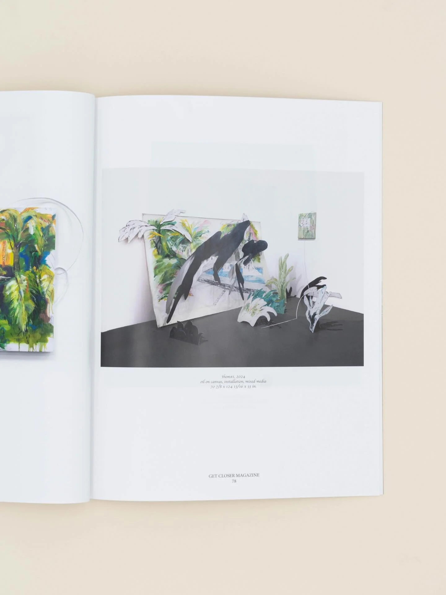Meet NY-based artist @manzizix ~ Featured in our 3rd issue, she takes us on a trip into &ldquo;Skew Universe&rdquo;: a world in which entities continually approach one another without fully merging. Working across painting, sculpture and installation