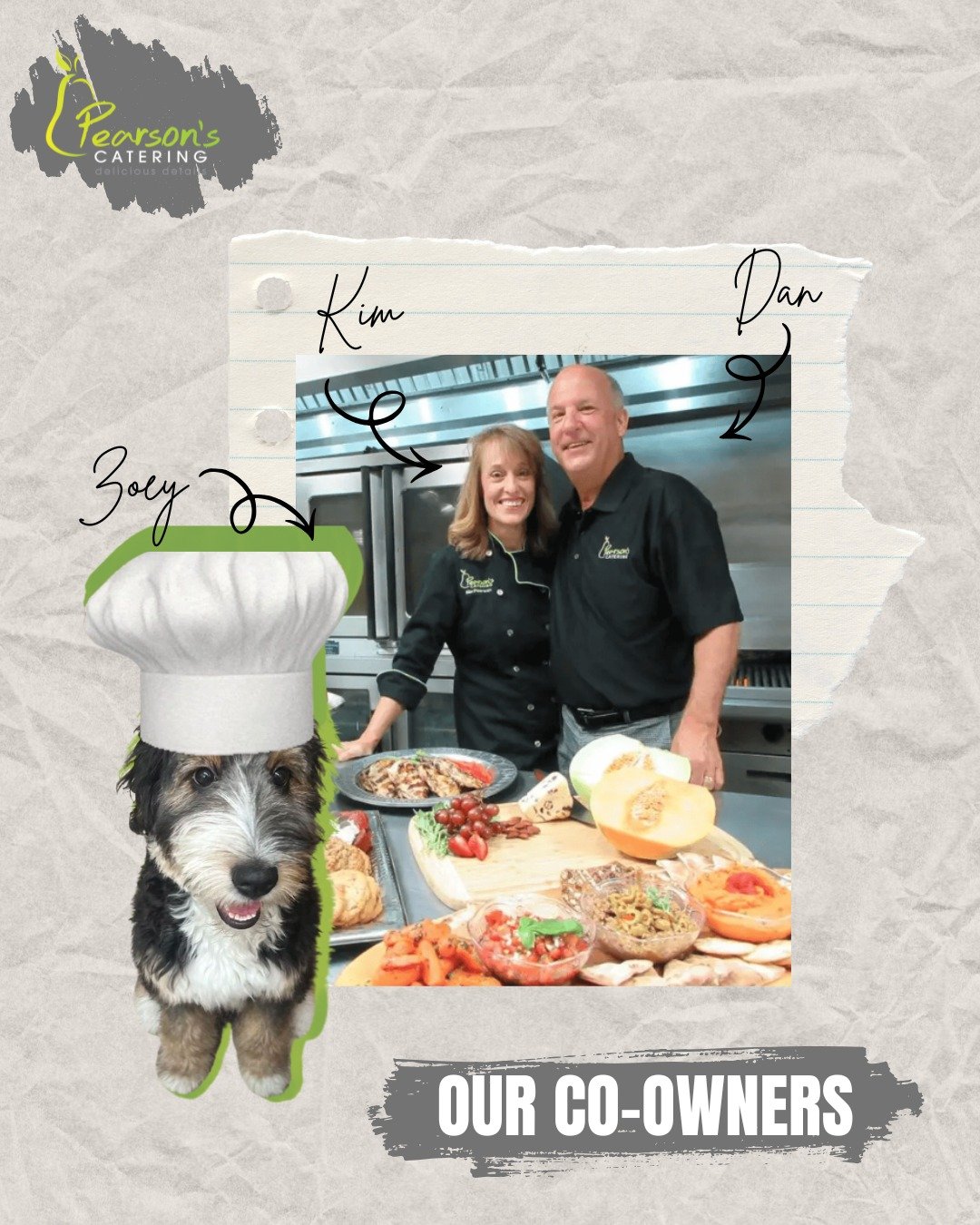 Meet the duo behind Pearson&rsquo;s Catering! 💚👩&zwj;🍳

Co-owners Kim Pearson &amp; Dan Shier bring together a love for incredible food, thoughtful hospitality, and memorable experiences. From the kitchen to behind-the-scenes operations, they&rsqu