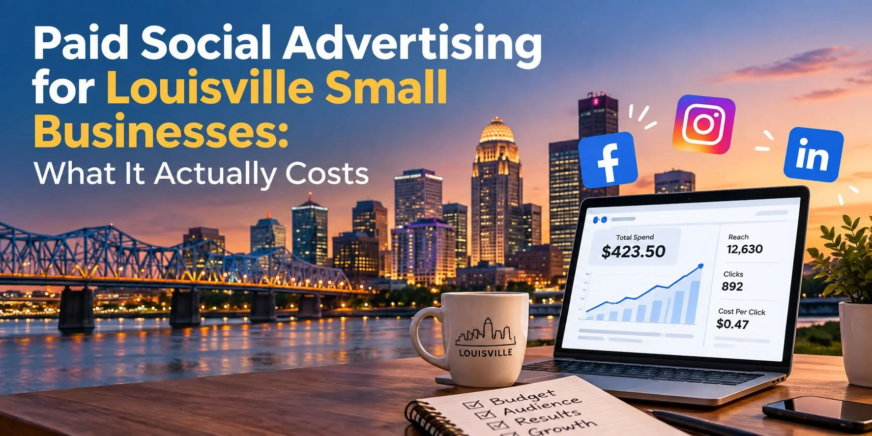 Paid Social Advertising Louisville: Real Costs | B2The7