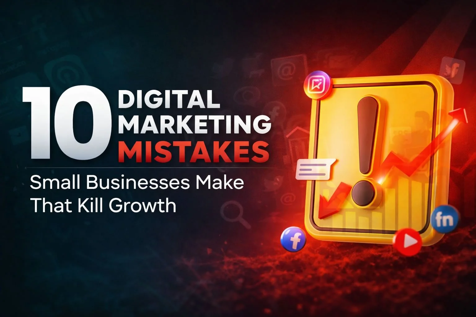 10 Digital Marketing Mistakes Small Businesses Make That Kill Growth