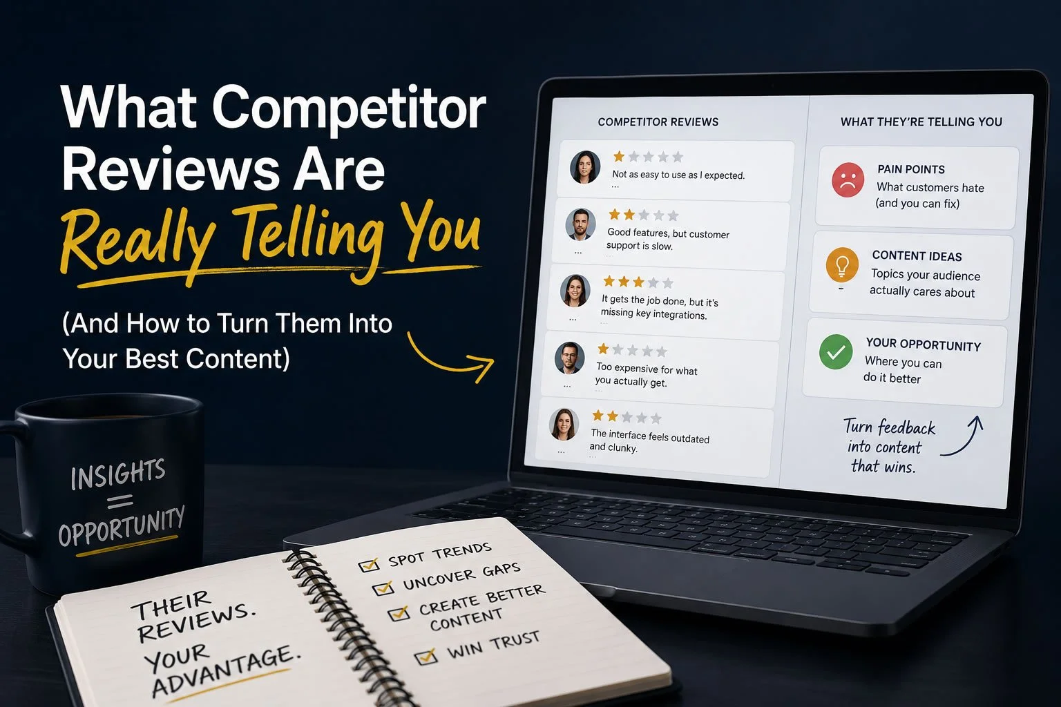 What Competitor Reviews Are Really Telling You