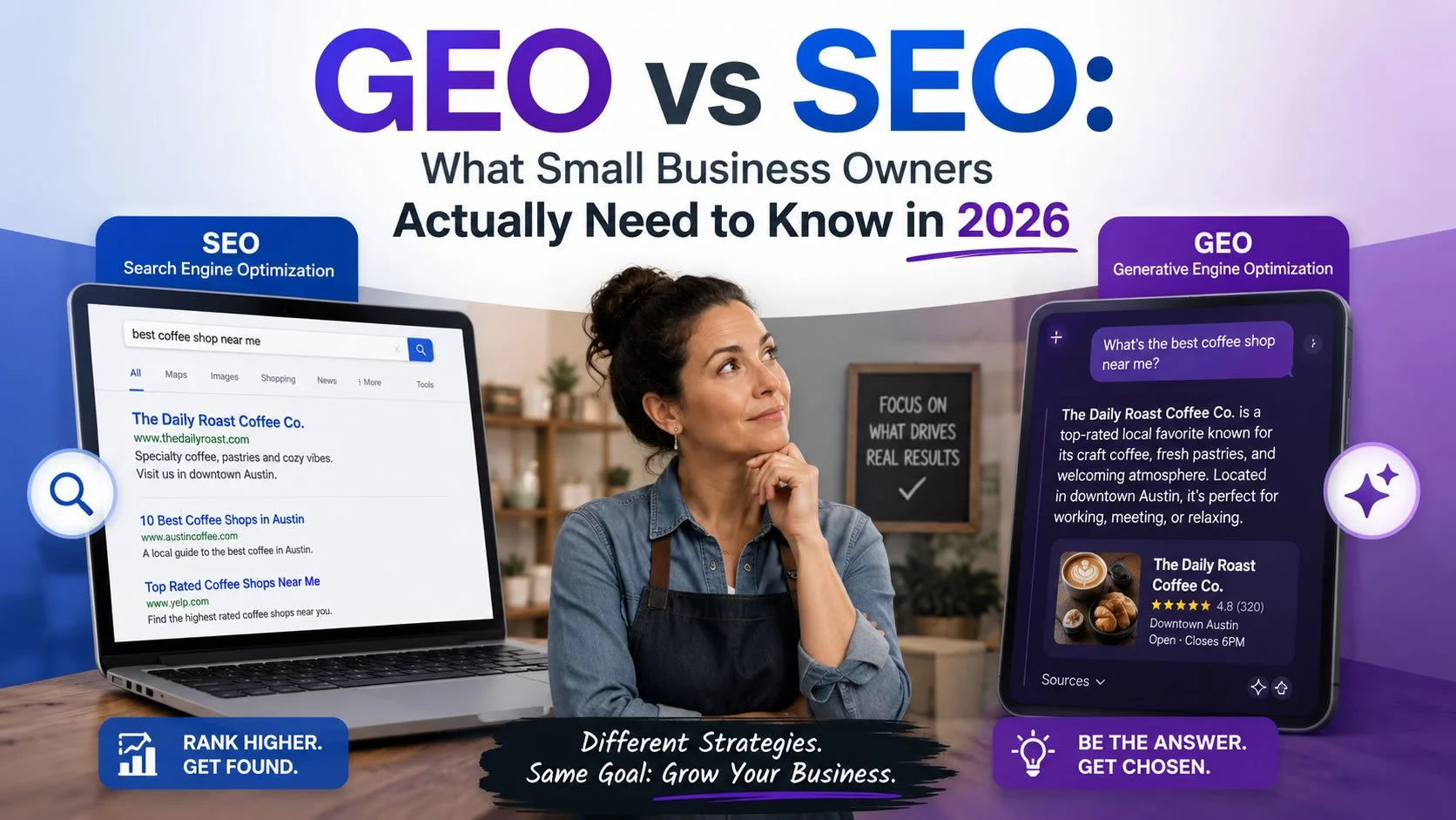 GEO vs SEO: What Small Businesses Need to Know