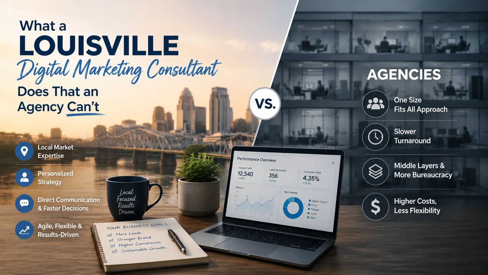 What a Louisville Digital Marketing Consultant Does That an Agency Can't