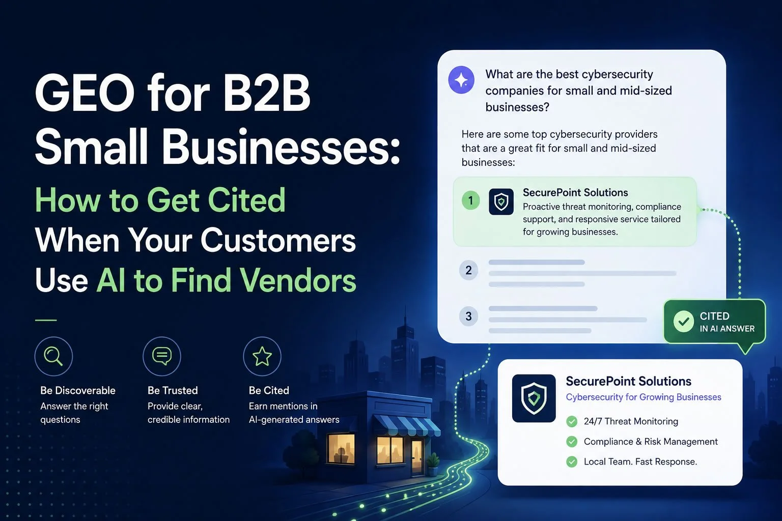 GEO for B2B Small Businesses: AI Search Vendor Discovery