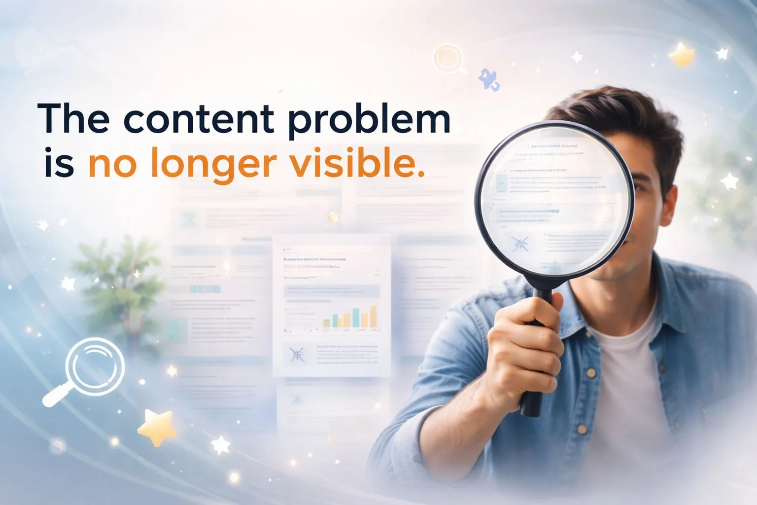 The content problem is no longer visible