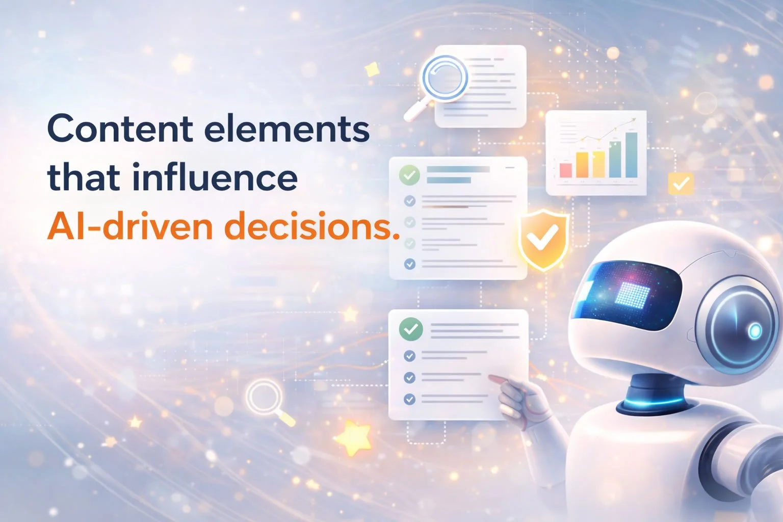 Content elements that influence AI-driven decisions