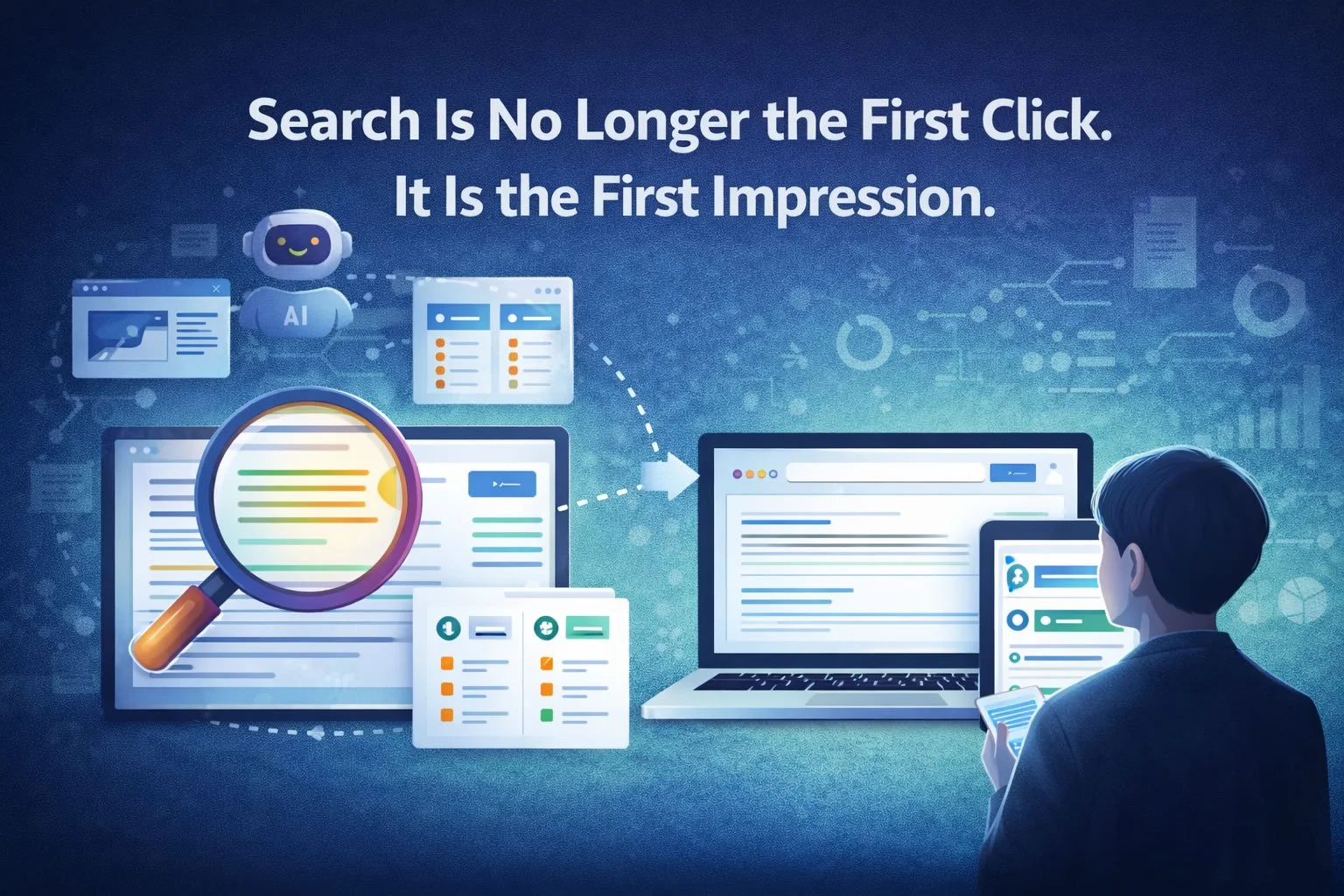 Search Is No Longer the First Click. It Is the First Impression.