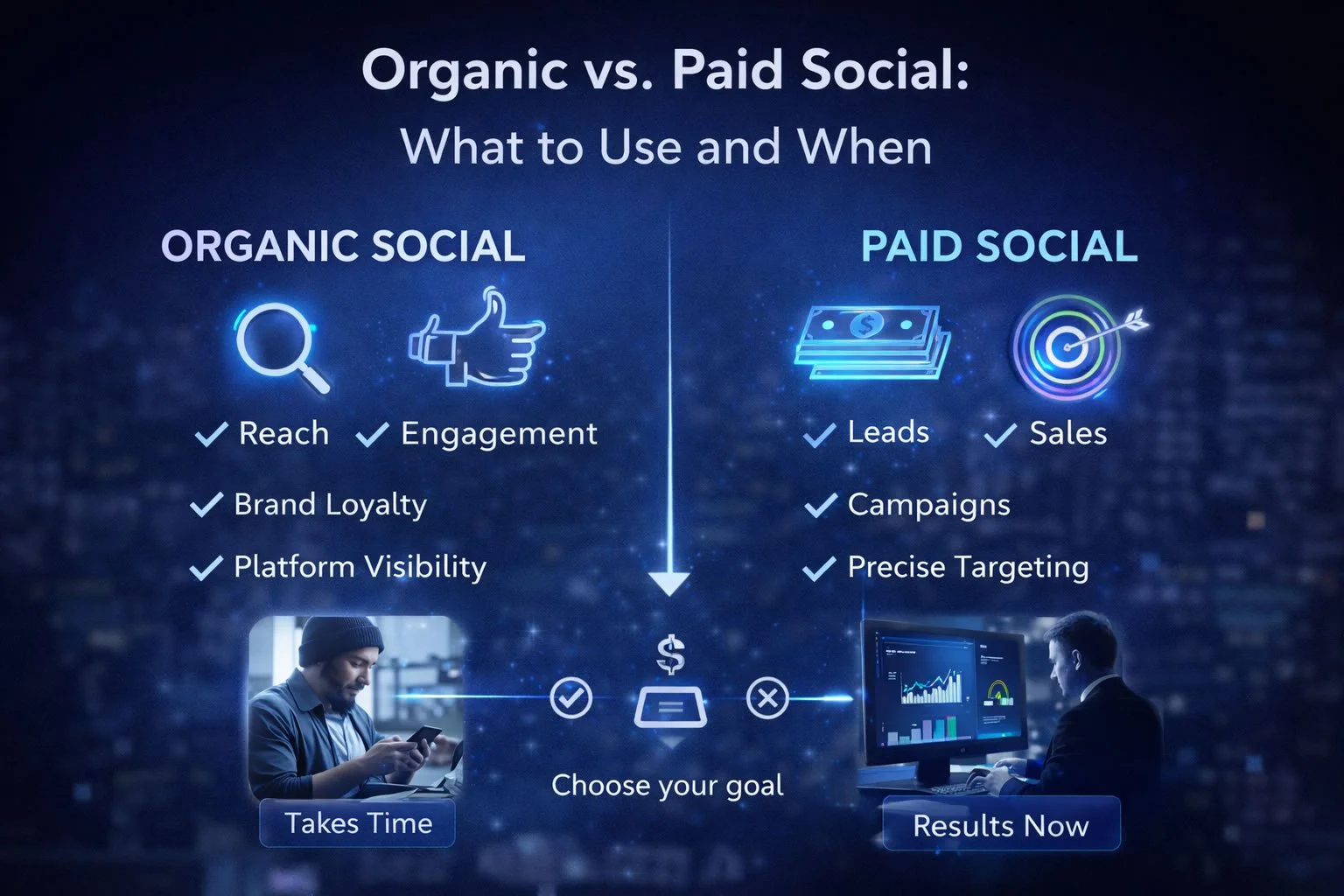 Organic vs. Paid Social: What to Use and When