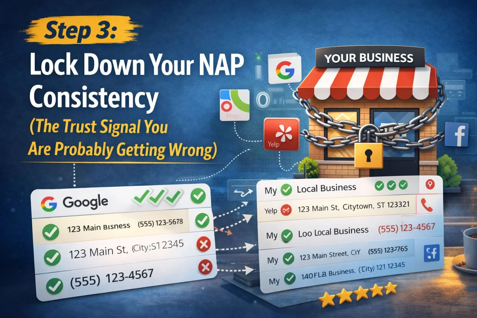 Step 3: Lock Down Your NAP Consistency (The Trust Signal You Are Probably Getting Wrong)