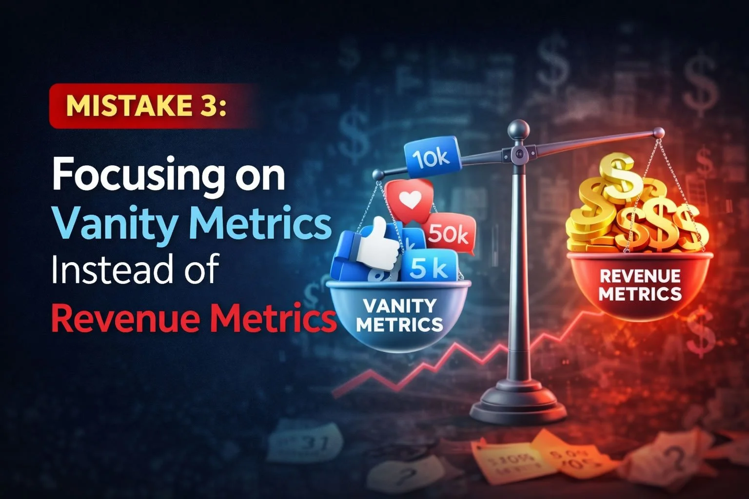 Mistake 3: Focusing on Vanity Metrics Instead of Revenue Metrics