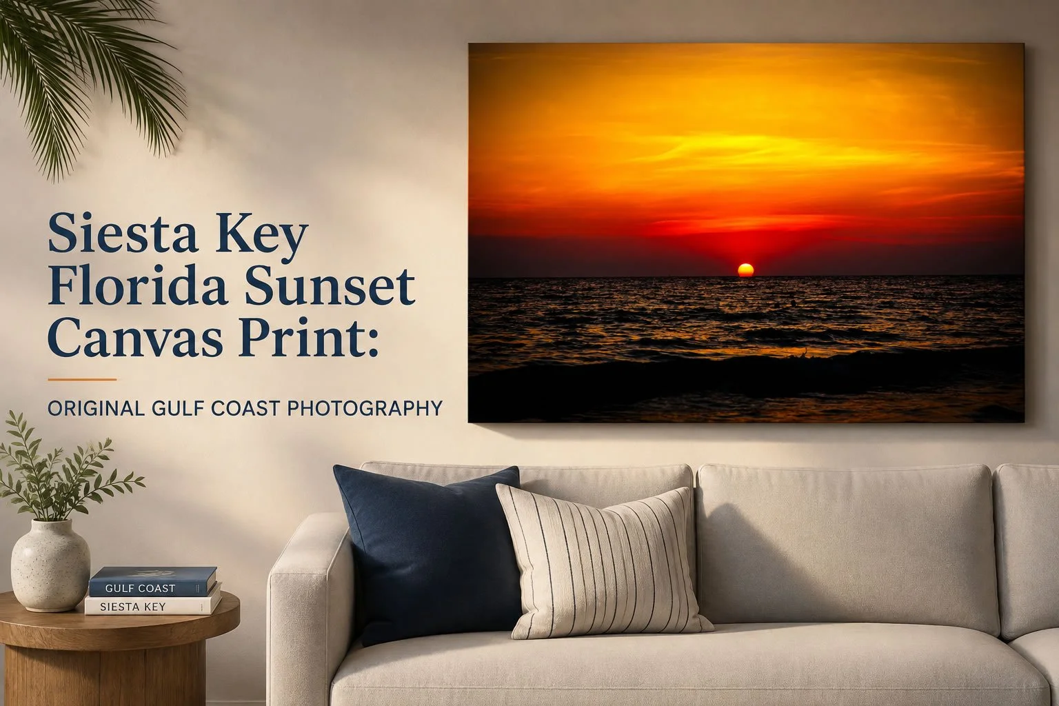 Siesta Key Florida Canvas Print | Original Photography