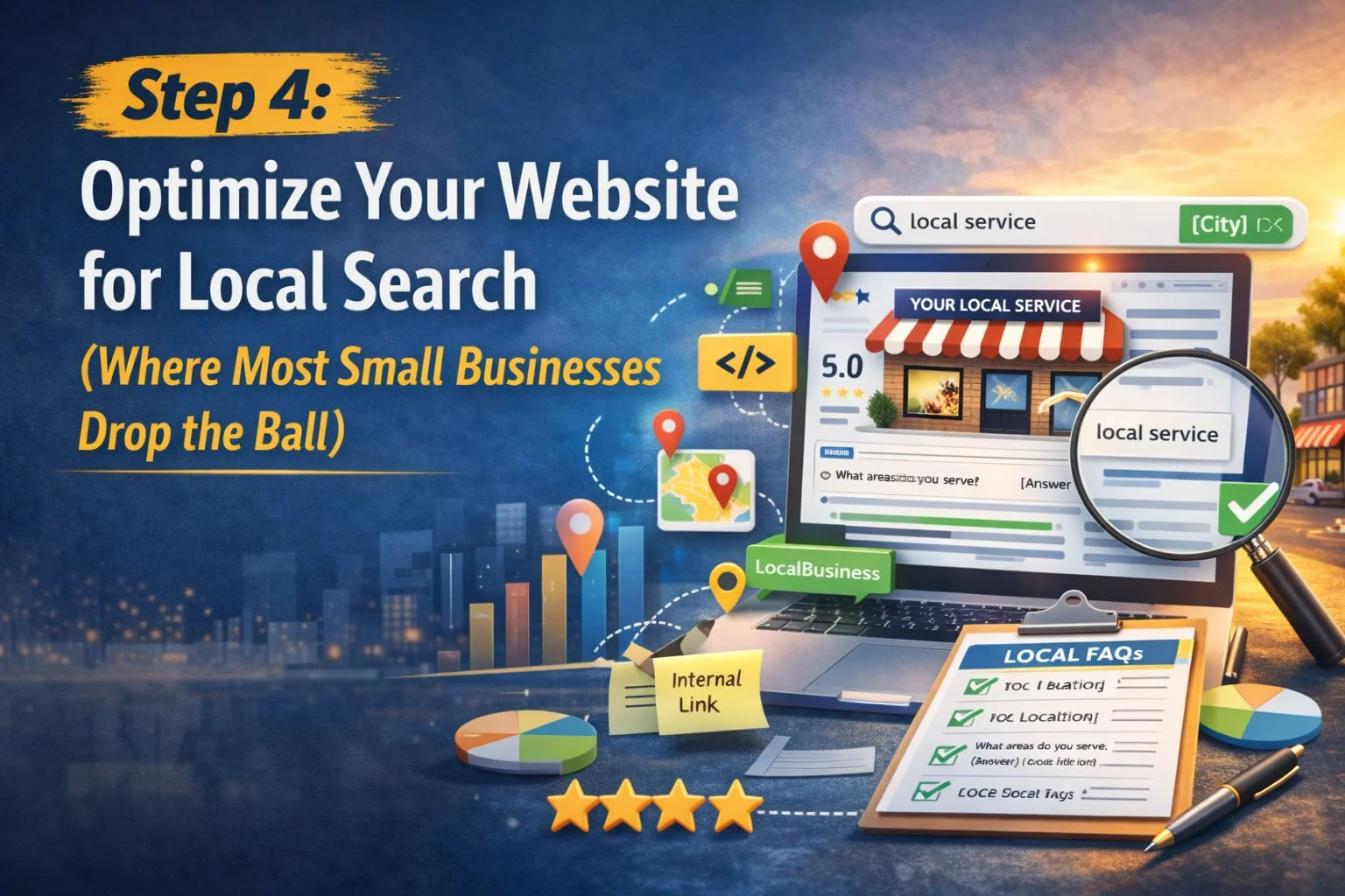 Step 4: Optimize Your Website for Local Search (Where Most Small Businesses Drop the Ball)