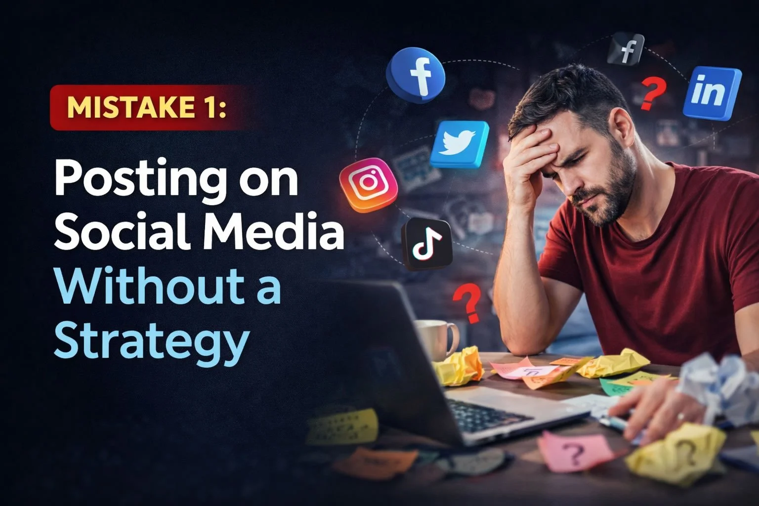 Mistake 1: Posting on Social Media Without a Strategy
