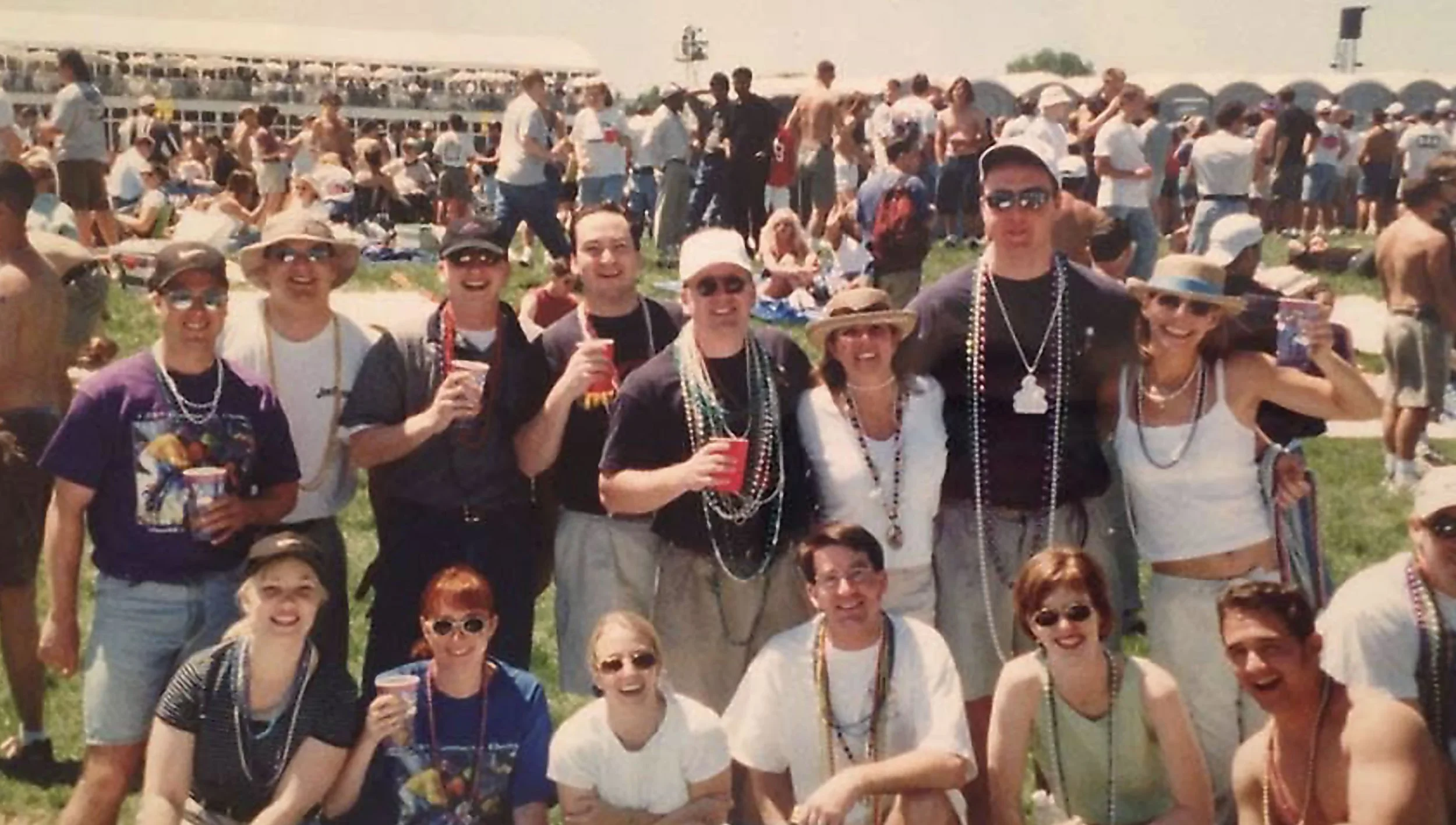 The infield with the crew in the late 1990s early 2000s.