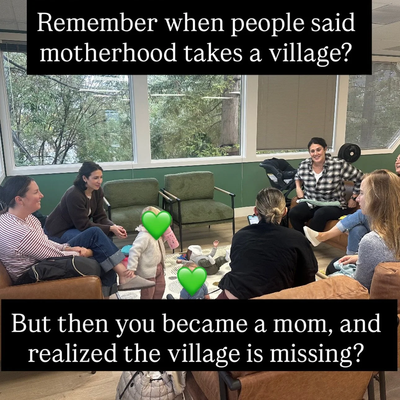 Hey mama, if you&rsquo;ve been craving community &mdash; this is your gentle reminder that you don&rsquo;t have to do it alone. 💕

At Adrouny Village Wellness, you&rsquo;ll find prenatal, postpartum, and family classes designed to help you connect, 
