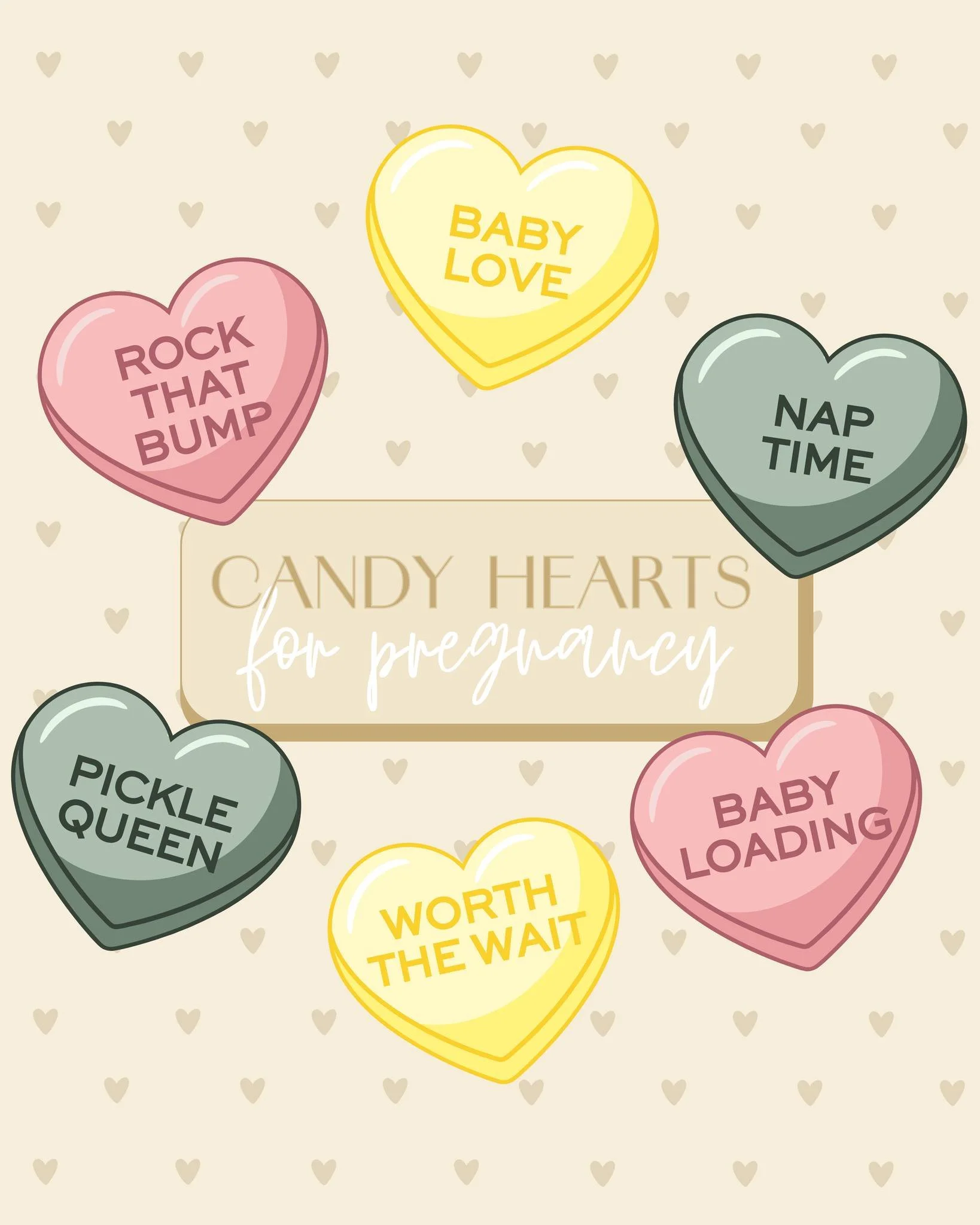 What would you put on a candy heart for pregnancy?

#bemyvalentine #sanjosemoms #bayareamoms #mamahoodcommunity #mamahoodsisterhood