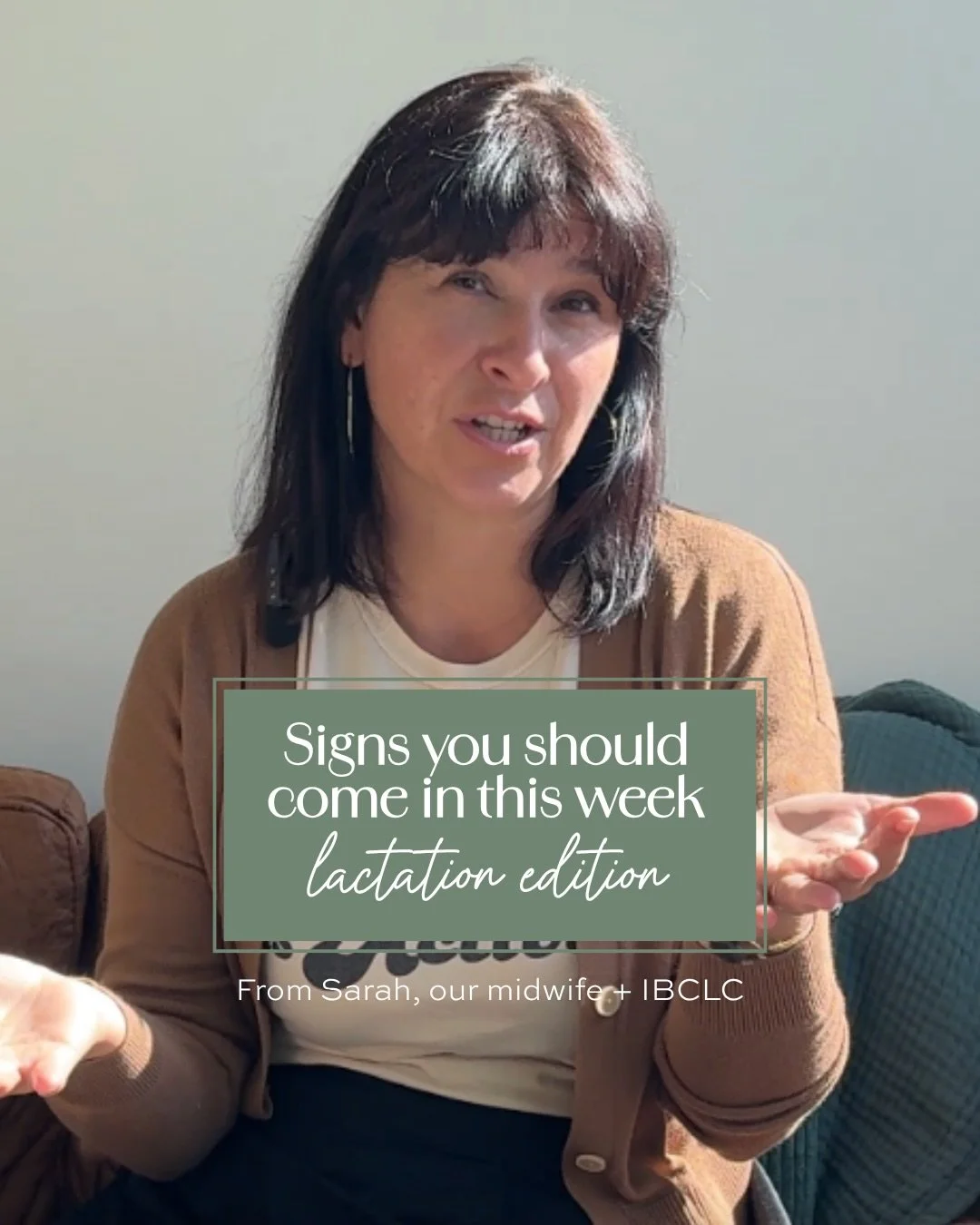 Nursing most often hurts at first. It is not supposed to stay that way.

@sarahfairlight is our lactation consultant and one of the midwives here at the Village. She sees families every week who waited too long to come in, thinking the pain or the st