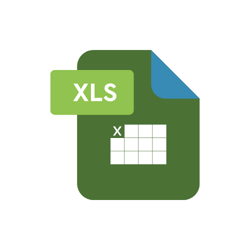 Icon of an Excel spreadsheet file with a green label reading 'XLS' and a small chessboard diagram showing an 'X' in the top left square.