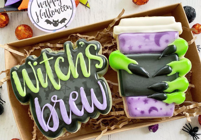 Halloween presale decorated sugar cookie set