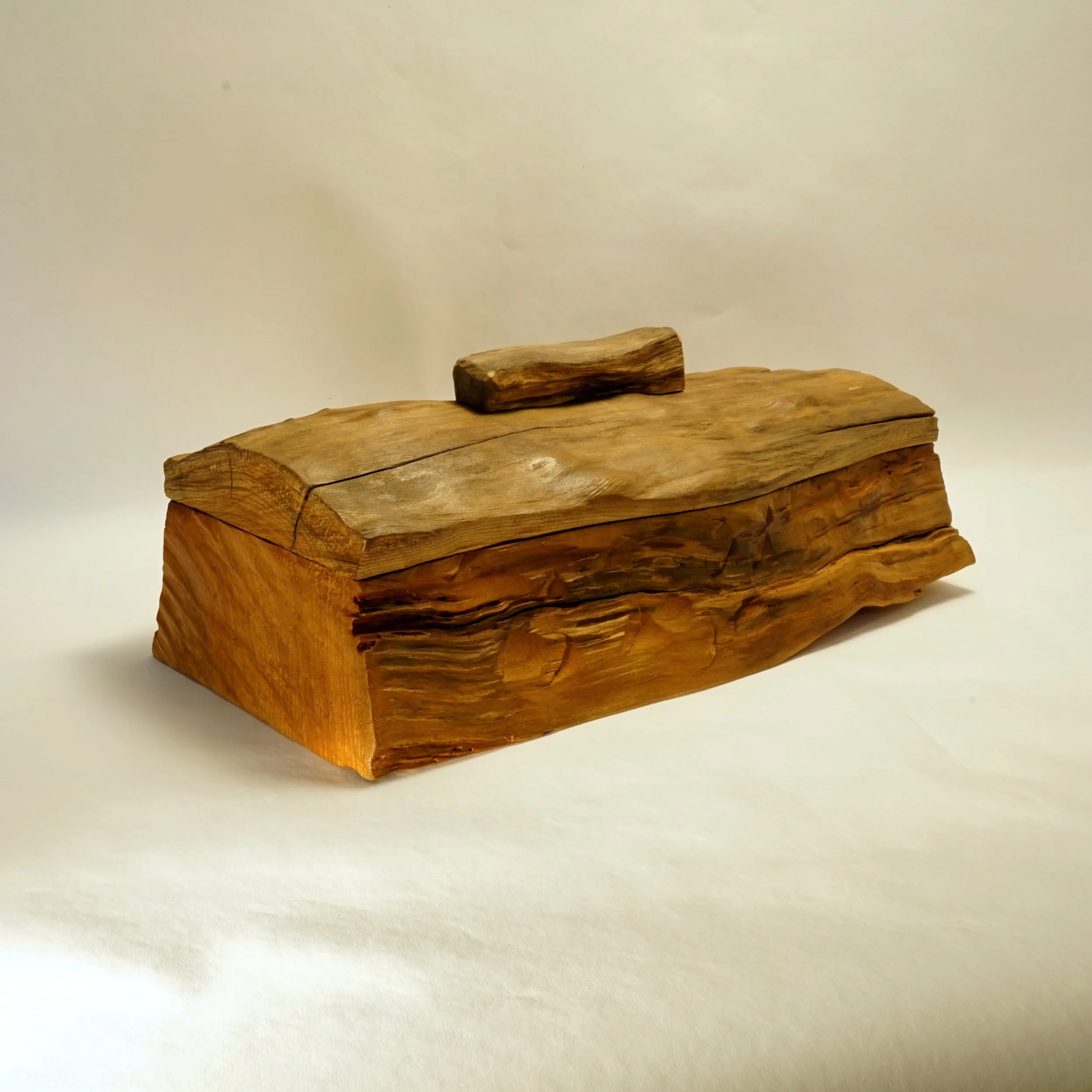Rustic black cherry box 