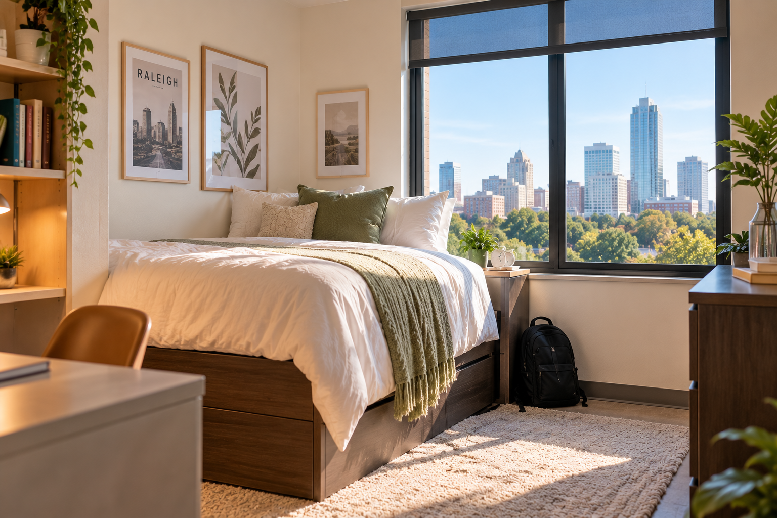 Cozy Raleigh Skyline Dorm Retreat.png