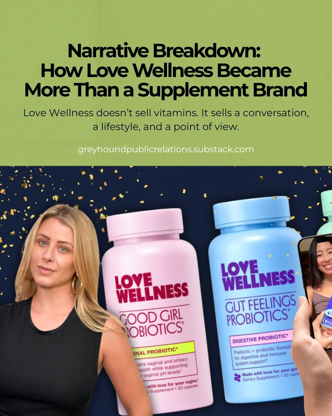 New on Substack: introducing our Narrative Breakdown series, where we take a deep dive into standout brands and unpack the stories, identities, and narrative ecosystems that make them so PR-ready.

First up: Love Wellness👩&zwj;⚕️ 

Read the full bre