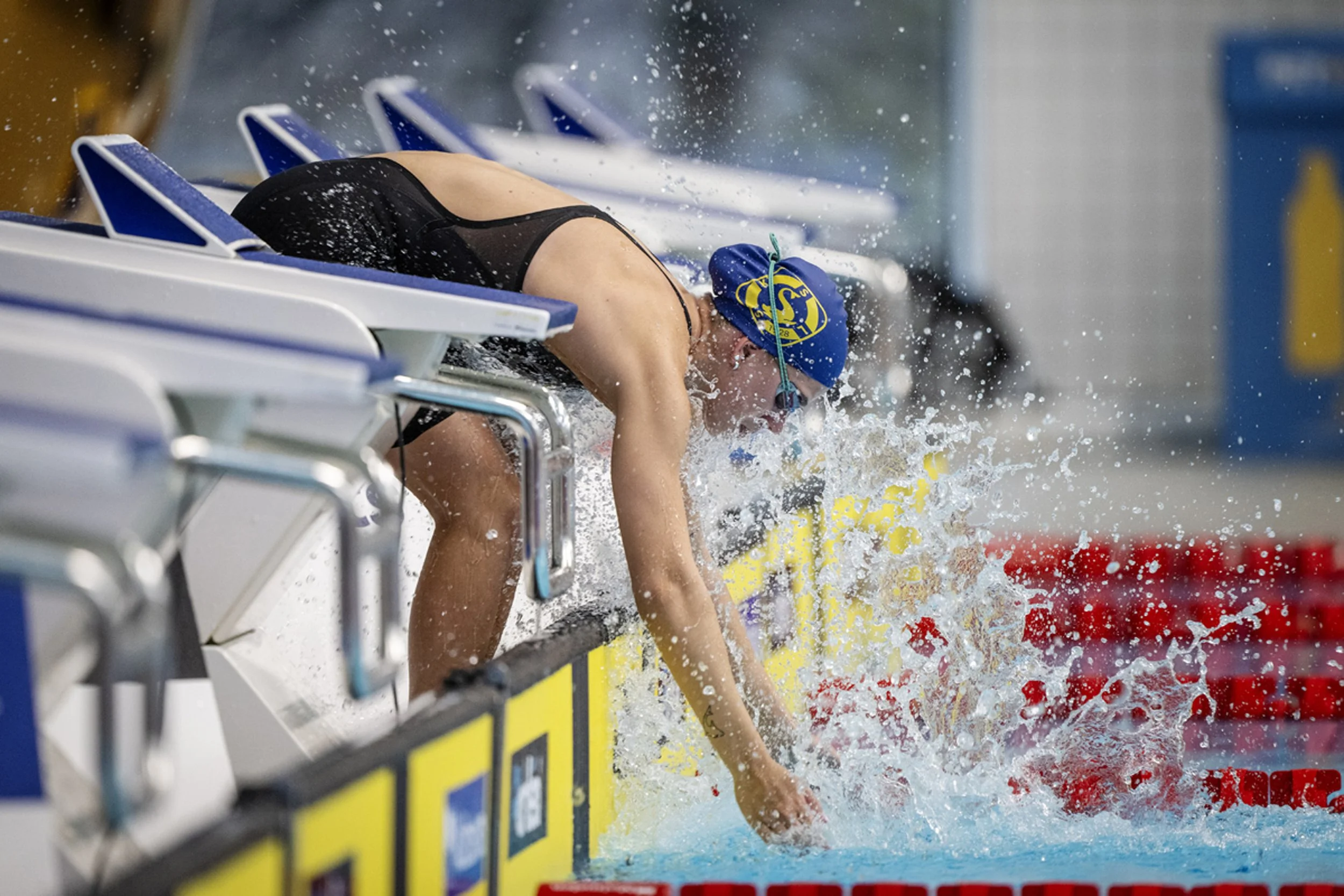 Olivia Klint Ipsa tog en andraplats på 50 meter bröstsim.