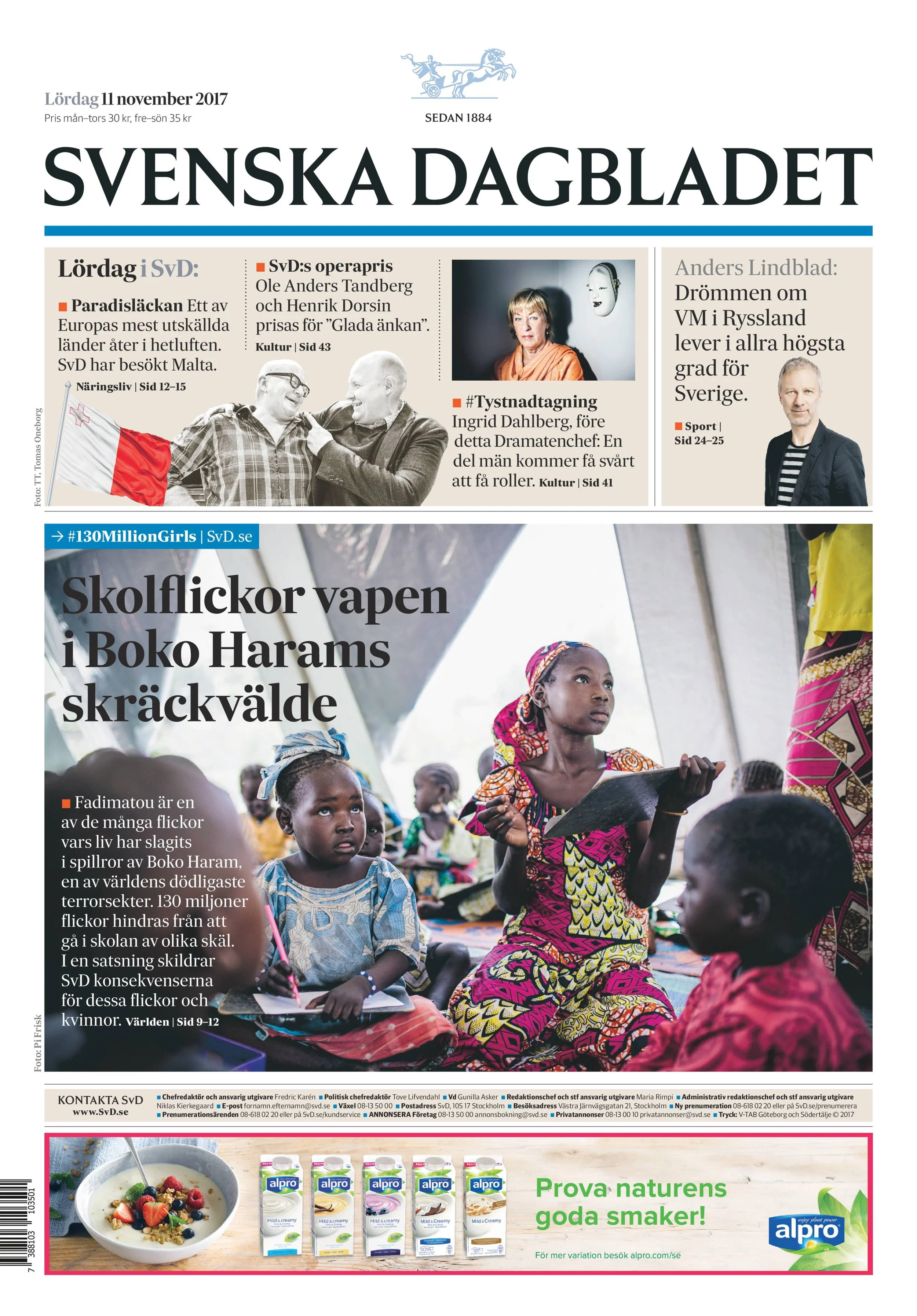 Svenska Dagbladet 11 november 2017-1 kopiera.jpg