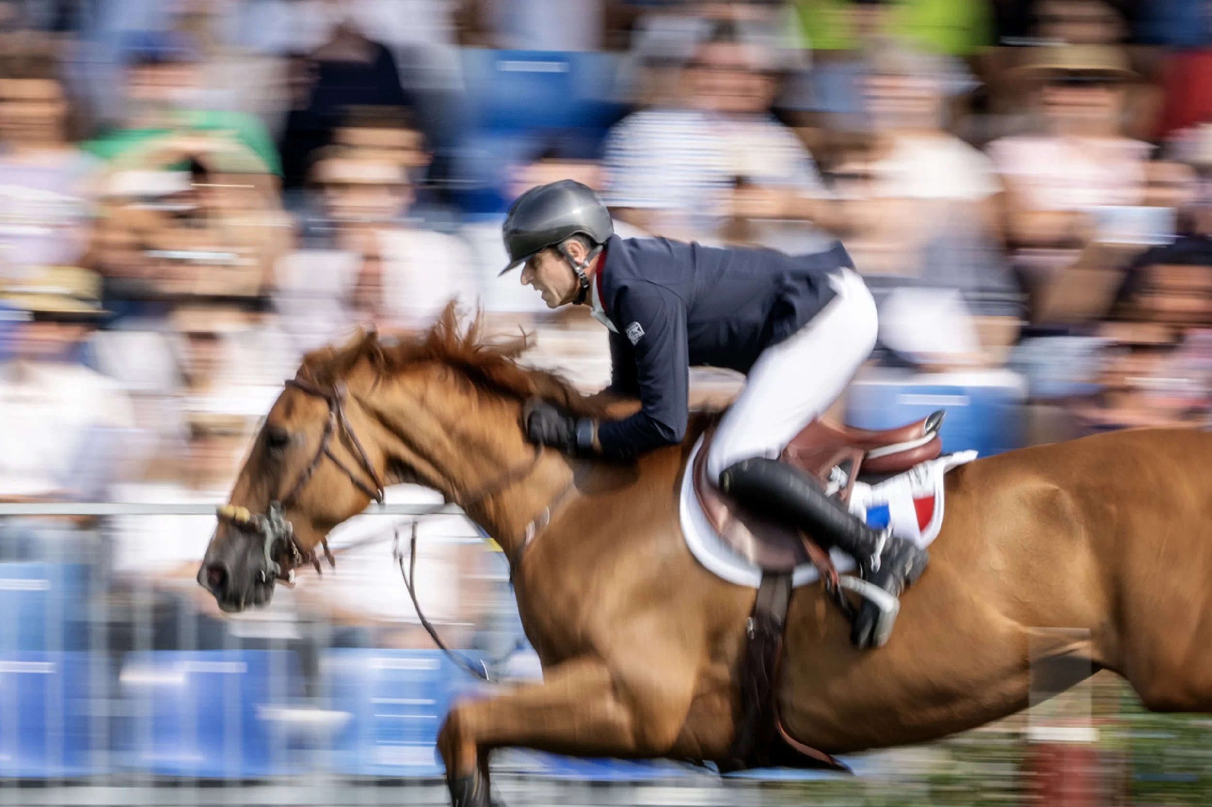 Fransmannen Julien Epaillard, som är tvåa på världsrankningen, har ridit hem otaliga medaljer under sin karriär men när han på söndagen vann EM-brons individuellt tillsammans med sin häst Dubai de Cedre var det hans första mästerskapsmedalj.