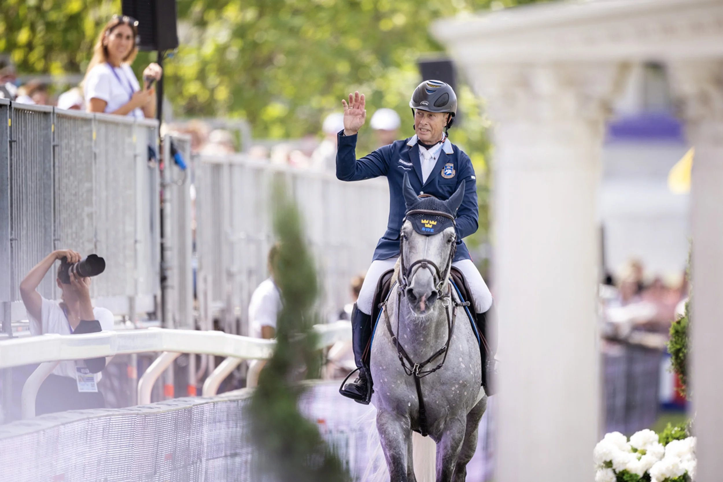 Innan klassen var över hade Sverige tagit guld. Den informationen fick däremot inte Rolf-Göran Bengtsson och Zuccero, som var sista svenska ekipage att rida lagfinalen. 