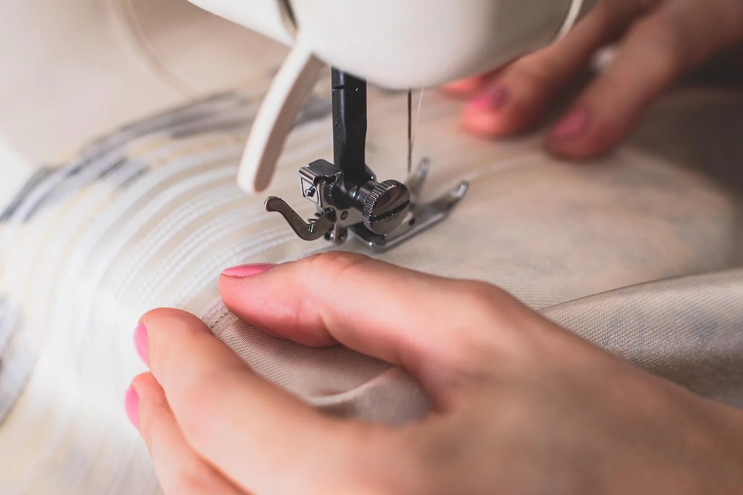 Expertly crafted custom draperies in our local workroom